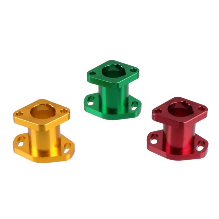 Motorcycle Carburetor Interface for Mikuni VM22 PZ19 PZ26 Carb Accessories CNC Intake Pipe Manifold
