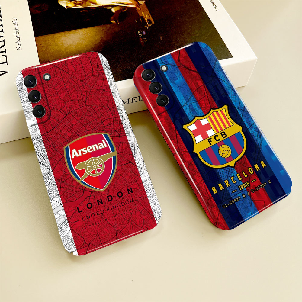 เคสโทรศัพท์ Arsenal Barcelona 604B สําหรับ Samsung S20 S21 S22 S23 S24 S25 S26 Ultra Plus FE A55 A57