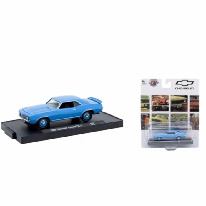 M2 1/64 1969 Chevrolet Camaro ZL-1 โมเดลรถโลหะผสม Out of Print Model