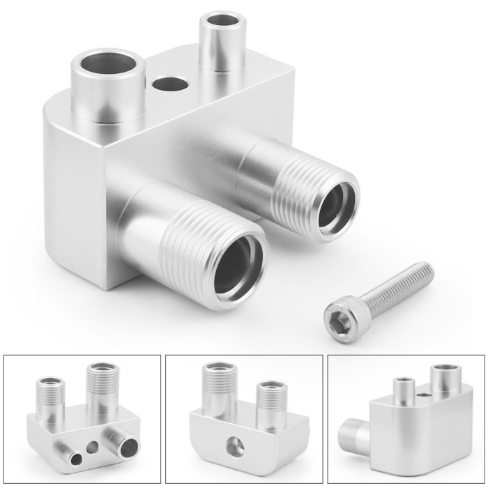 Engine Swap Conversion A/C Line Compressor Adapter Fitting Accessories For GM Gen V L86 L83