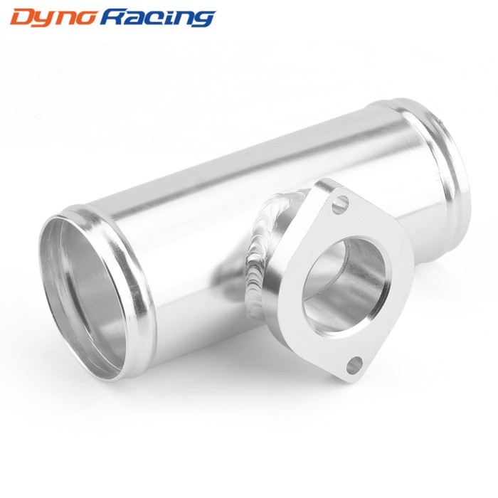 63mm 2.5inch Turbo Aluminum Flange Pipe For GD-RS FV RZ BOV Blow Off Valve Adapter L=150mm Silver