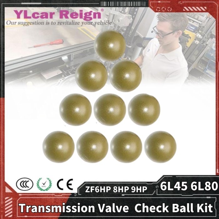 6L45/80/90 6HP19/26 8HP45 9HP48 Transmission 6/9/12Pcs Diameter 64mm Valve Body Check Ball Kit For