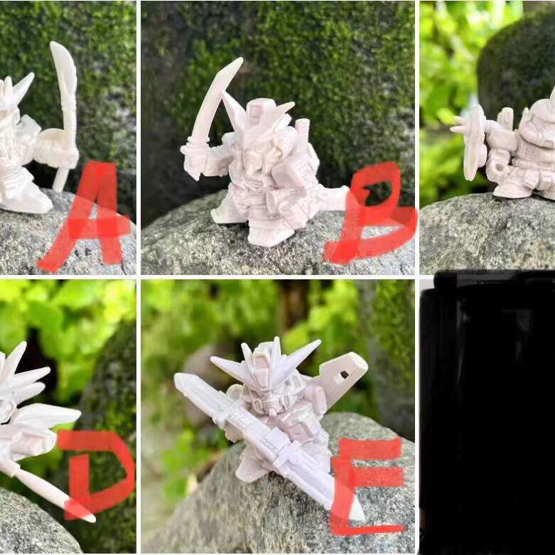 Bandai Mobile Suit Gundam SD Capsule Toy FC Original Model White Model Free Gundam Capsule Toy