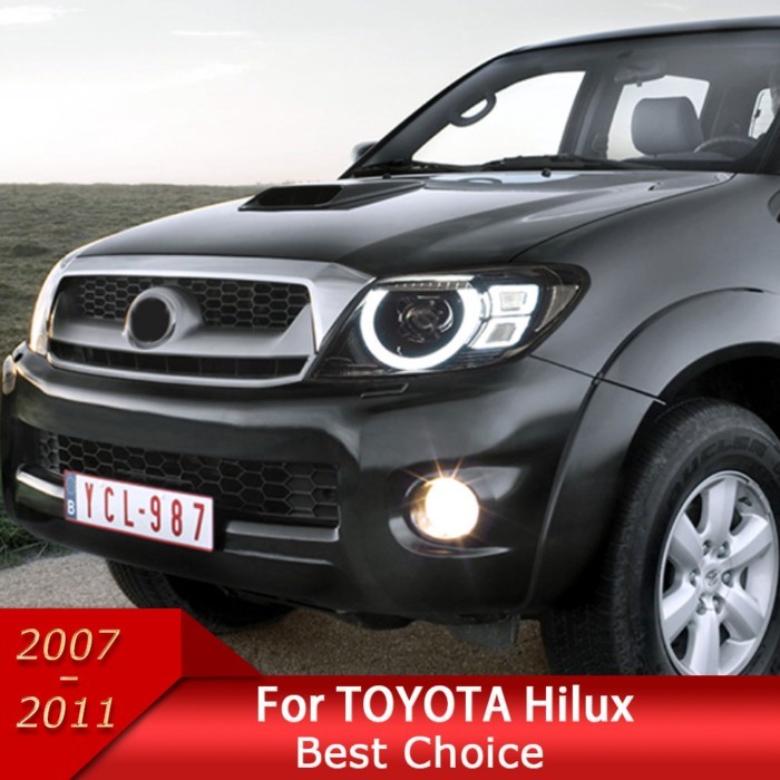 Car Styling Headlight for Toyota Hilux VIGO LED Headlight 2007-2011 Headlights Hilux DRL Turn Signa