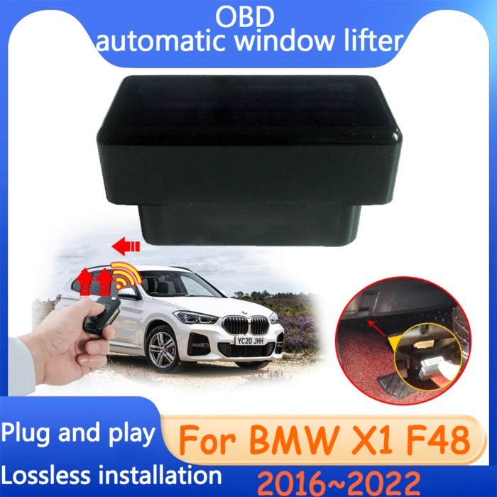 Car OBD Window Lifting For BMW X1 F48 Accessories 2016 2017 2018 2019 2020 2021 2022 Automatic Clos