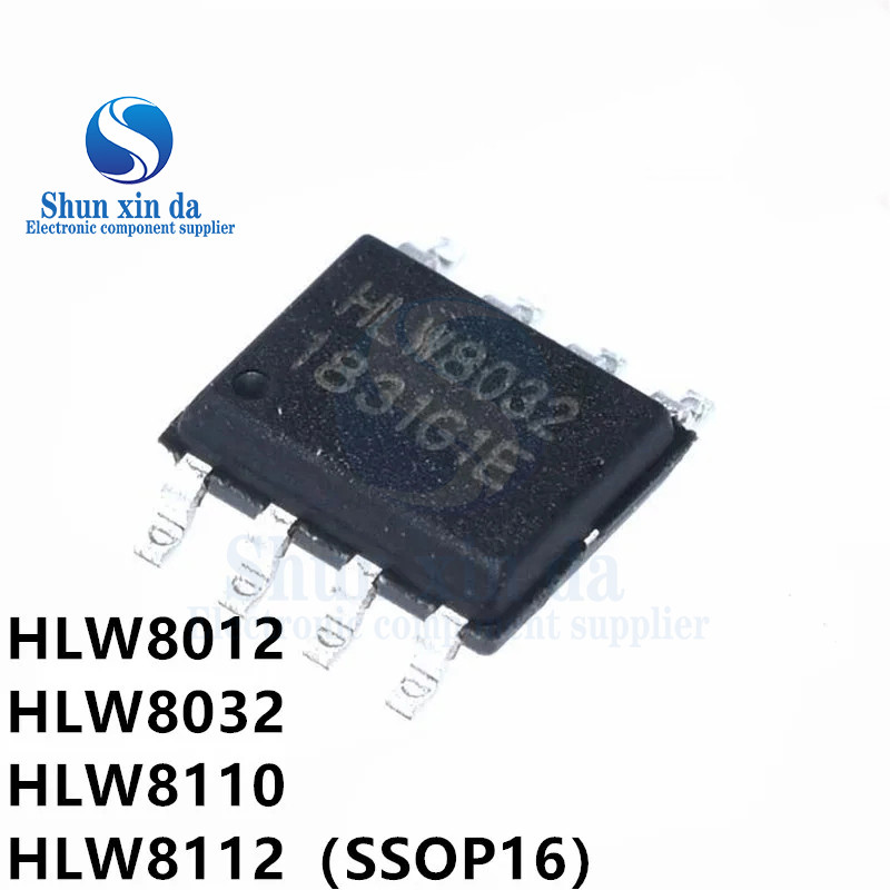 10PCS HLW8012 HLW8032 SOP-8 SMD พลังงานไฟฟ้าวัดแสงชิป SOP IC