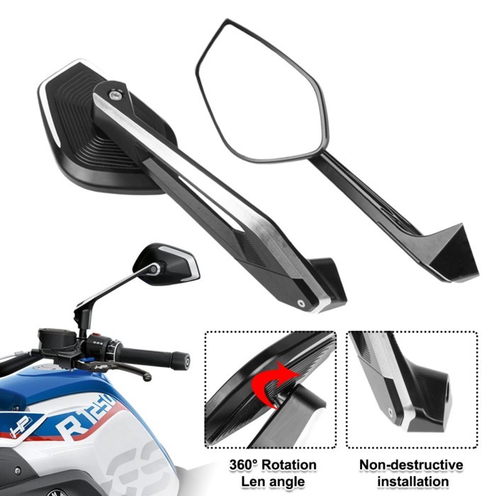 Motorcycle Rearview Mirrors Side Mirror Accessories For BMW R1250GS R1200GS For CFMOTO 450MT 800MT