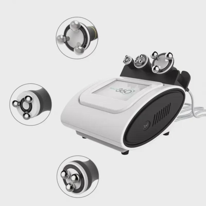 3-in-1 Slimming LED Light Radio Frequency 360 Rotation Roller Massage Machine Face Lifting 3D Rolle