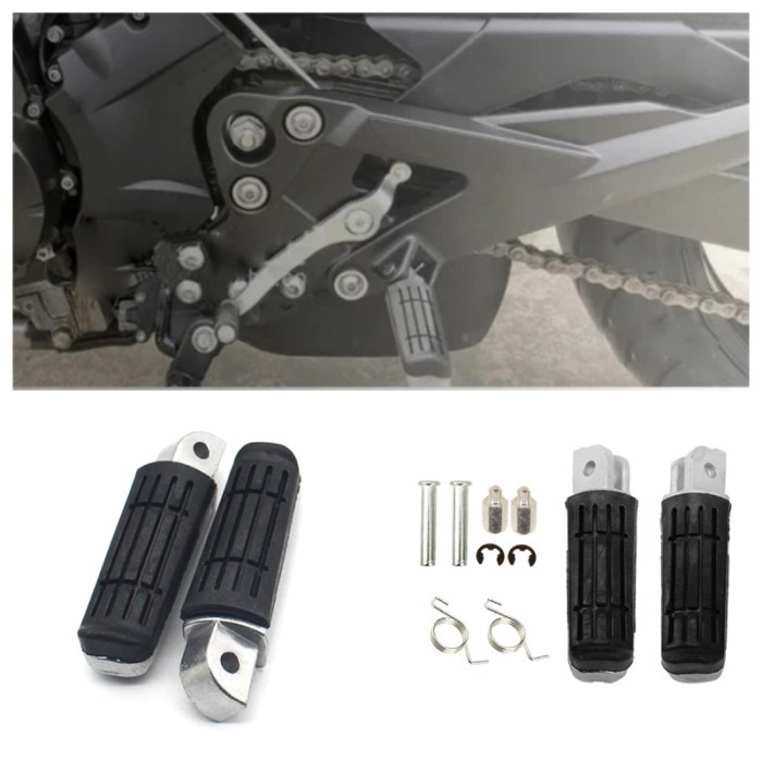 Motorcycle Front Rear Footrests Foot Pegs for Yamaha XJ6 FZ6 MT09 MT07 FZ8 FZ1 FZ400 FZ600 XJ600 XJ