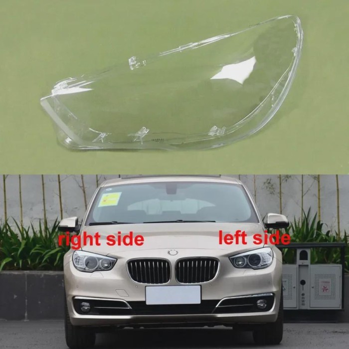 For BMW 5 Series F07 2010-2017 GT525 GT530 GT535 GT550 Headlights Cover Transparent Lampshade Headl