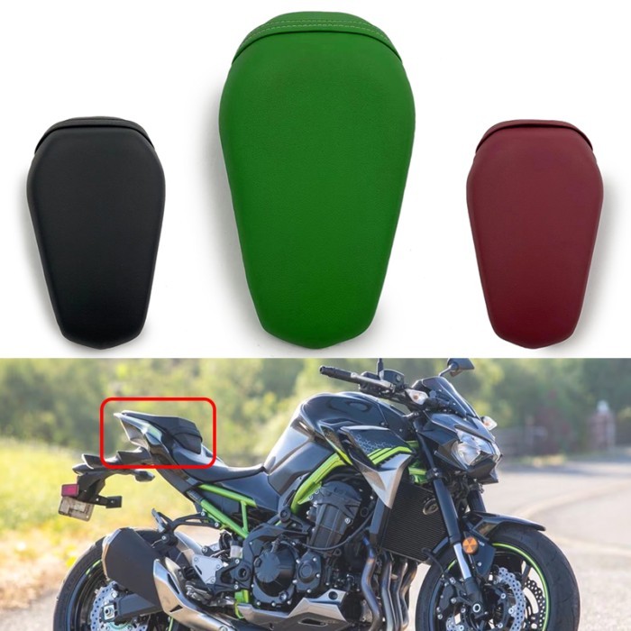 Fit For Kawasaki Z 900 2017-2022 2023 Z-900 Black Pillion Pad Seat Solo Rear Seat Passenger Saddle