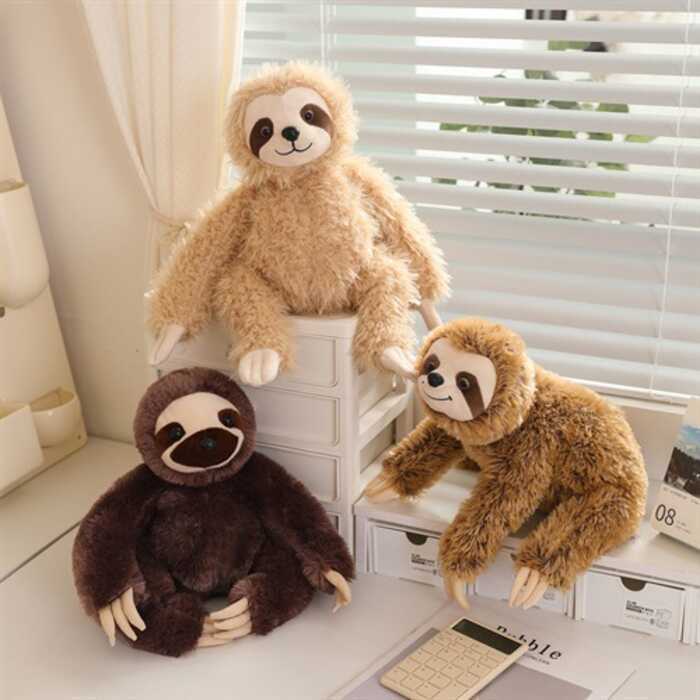 Sloth Series QZ ตุ๊กตาการ์ตูนของเล่นจําลอง Wombat หมอนเด็กตุ๊กตาของขวัญวันเกิด