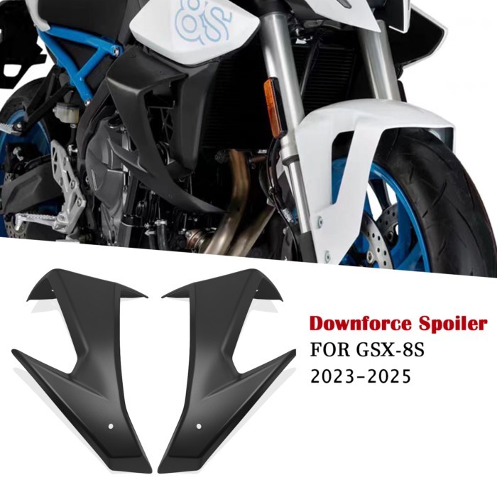 For GSX-8S 2025 GSX 8S 2024  GSX8S 2023 Motorcycle Front Downforce Spoiler Winglet Frontal Sport Na
