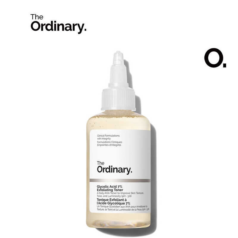 The Ordinary Glycolic Acid 7% Exfoliating Toner 240ml โทนเนอร์ เนื้อน้ำ ผลัดเซลล์ผิว