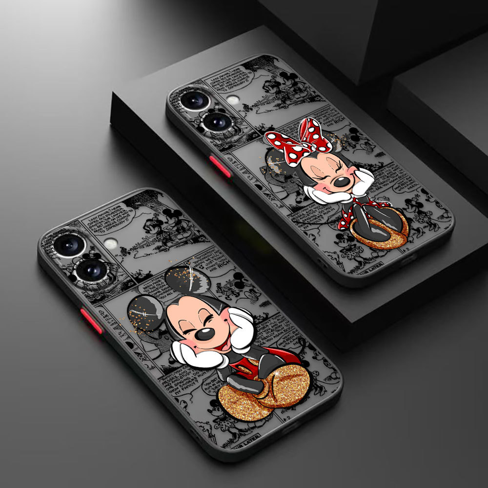 Mickey Minnie Mouse Comics Matte เคสโทรศัพท์สําหรับ VIVO V20 V21 V23 V25 V29 V50 V60 Y15S Y04 Y03 Y1