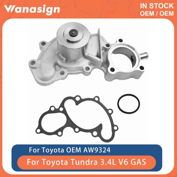 Engine Water Pump With Gasket Fit 3.4 L 5VZ-FE For Toyota Tacoma Prado 4Runner Tundra T100 3.4L V6