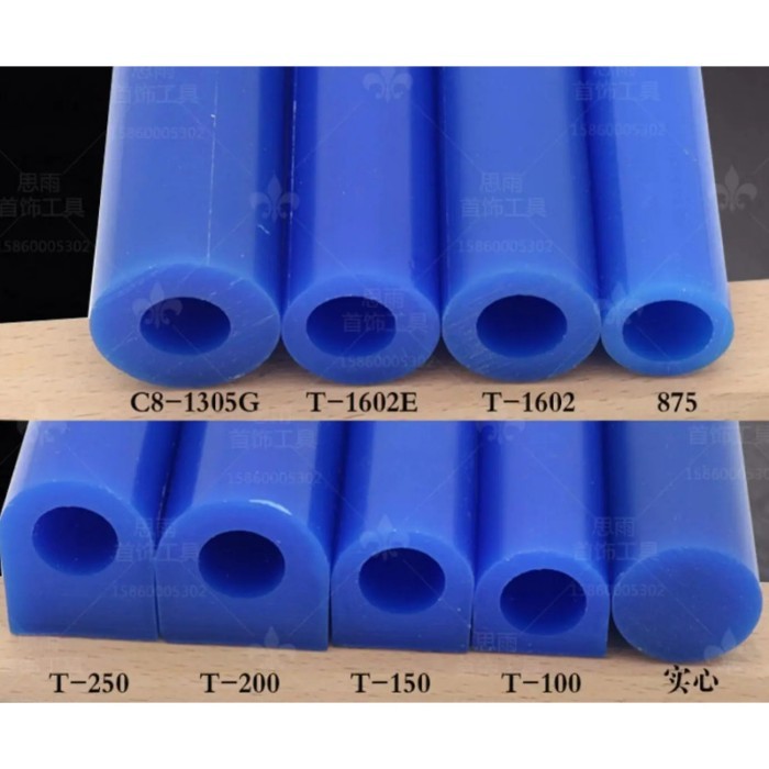 Carving Wax Ring Tube Jewelry Center Hole Round Hard Wax Blank Modeling Wax