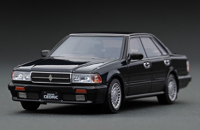 1/43 IG1250 Nissan Nissan Cedric (Y31) Gran Turismo SV Black Out of Print Car Model