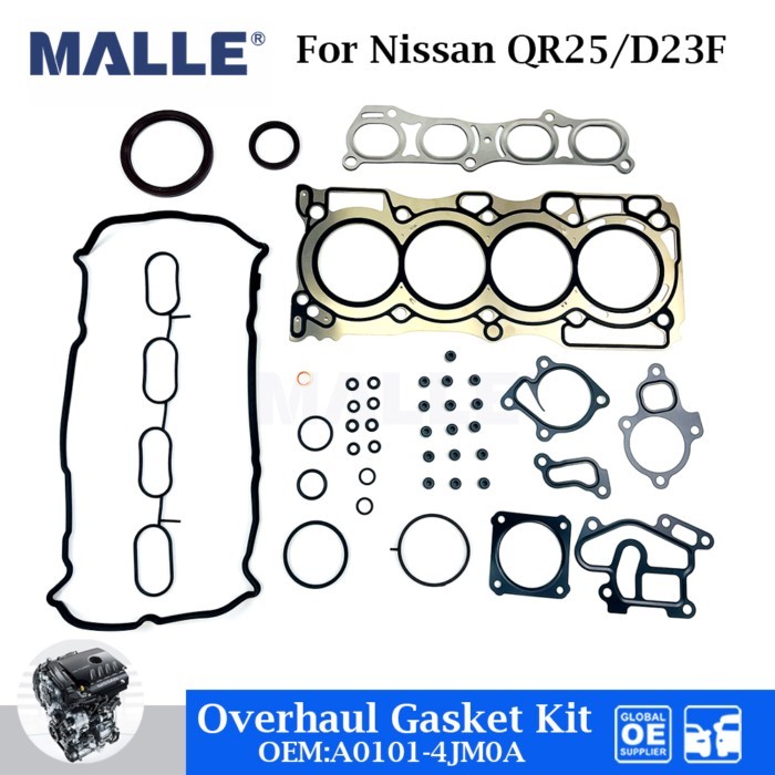 QR25 D23F Engine Overhaul Gasket Kit For Nissan Navara 2.5L Auto Car Accessories A0101-4JM0A Full C