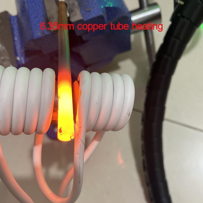 2800w ZVS Induction Heater Induction Heating Machine Metal Casting Furnace Equipment + Crucible Coi