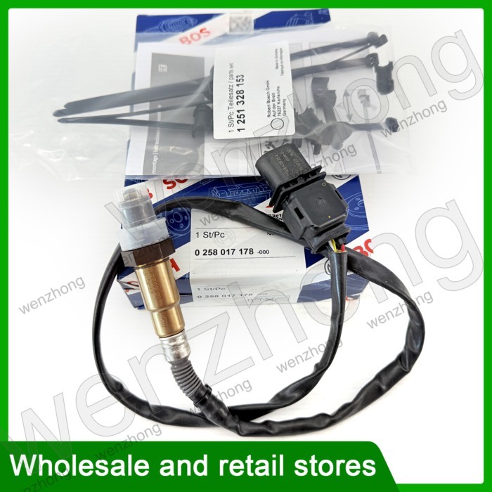 Air Fuel Ratio Lambda Oxygen Sensor For A1 A3 A8 Q5 Q7 R8 1.4-5.6.0T 0258017178 1K0998262L 1K0 998