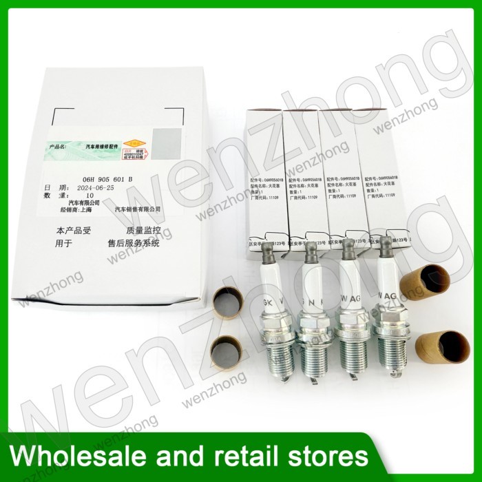 06H905601B 06H 905 601 B OEM Spark Plugs X 4 For A4L  A3 Q3 CC Golf 2.0T