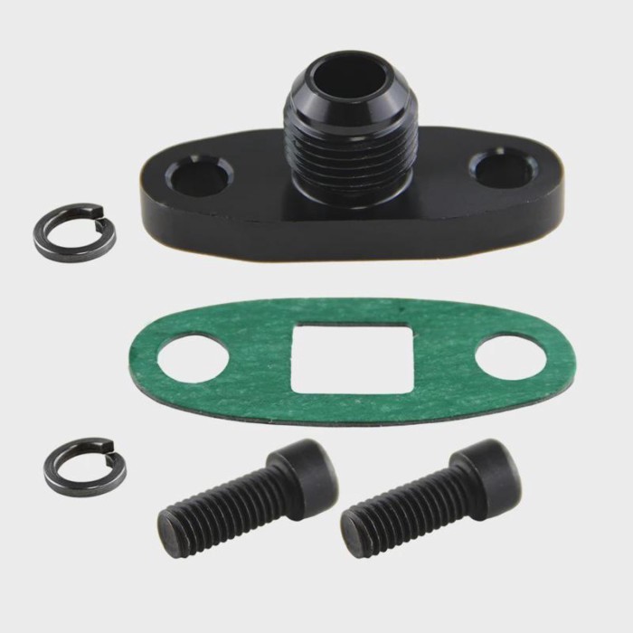 Flange 10AN 7/8"-14 UNF Turbo Oil Drain Outlet for T3 T4 T35 T40 T60 T66 T70 GT30 GT32 GT40 GT42 GT