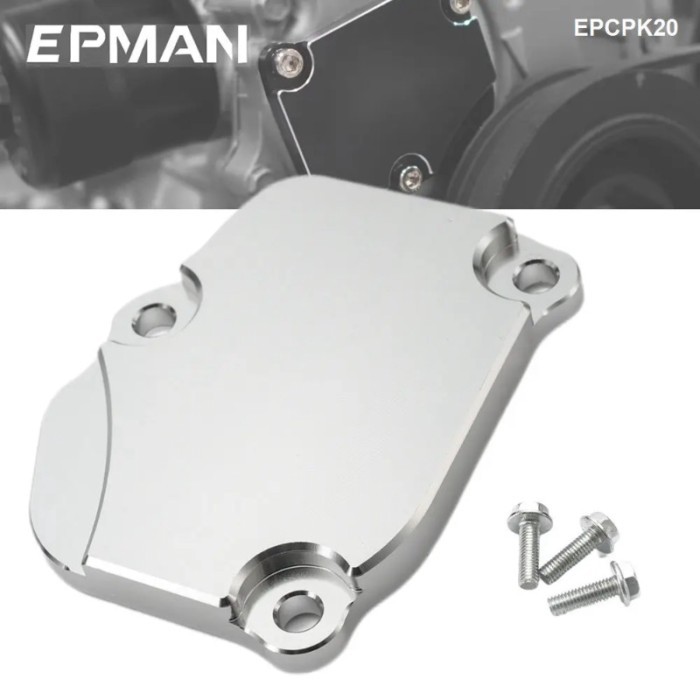 EPMAN K-Series Billet Timing Chain Tensioner Cover Plate Fit For Honda Acura K20,K20A,K20Z,K24,K24A