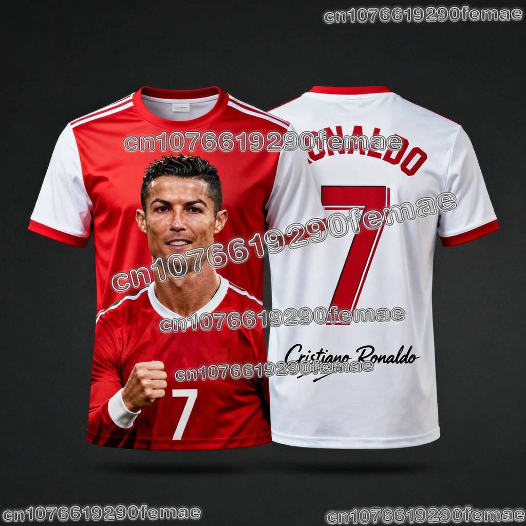 GPT AI Ronaldo 7 เสื้อฟุตบอล 2026 Fan Edition Casual สบายเสื้อฝึกซ้อมฟุตบอลสําหรับผู้ใหญ่และเด็กชุดกีฬาฤดูร้อน