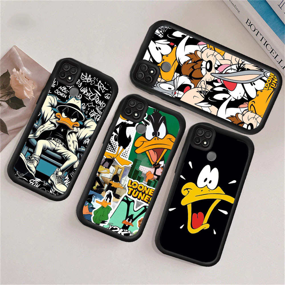WB34 Daffy DuckปลอกสําหรับHpชุบOPPOหมายเหตุGT C65 60 8 A3X 6 A3 C63 5G TPUวัสดุ