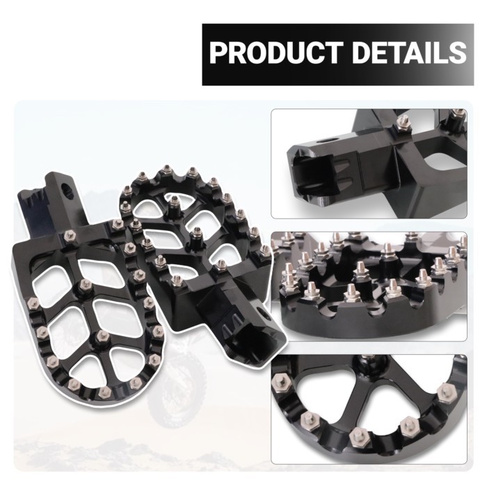 Motorcycle CNC Footpegs Universal For HONDA CRF XR 50 70 110 M2R SDG DHZ SSR KAYO Pit Bike Colorful