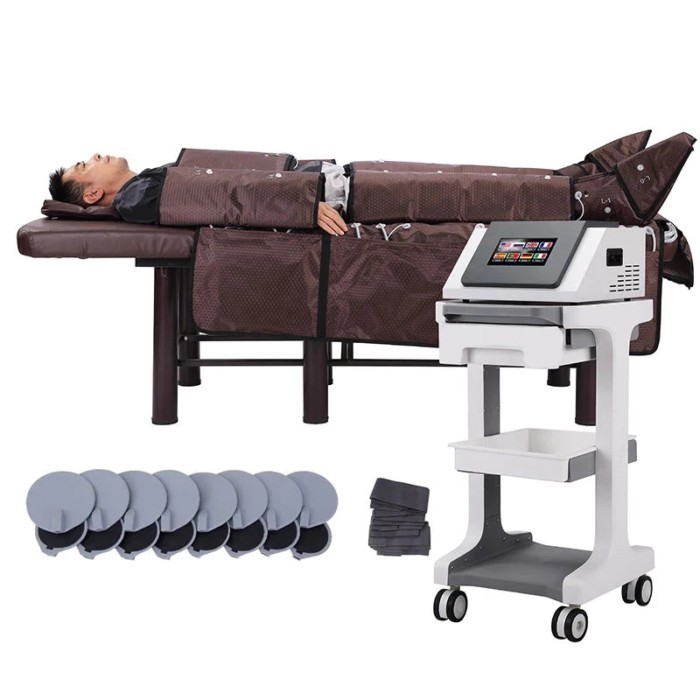 3-in-1 Pressotherapy Machine with Infrared Lymphatic Drainage & Body Massage Includes Sauna Blanket