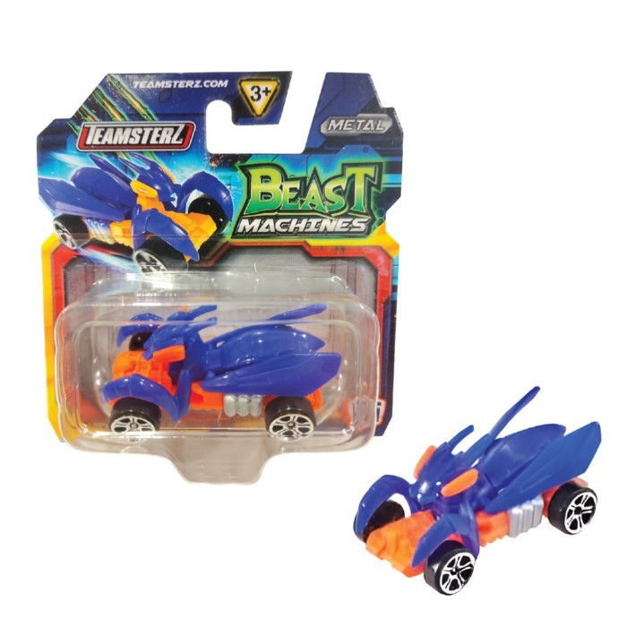 (บรรจุภัณฑ์ภายนอกเสียหาย) Teamsterz Beast Machines Metal Die Cast Single Blister BM007-1A (1417432)