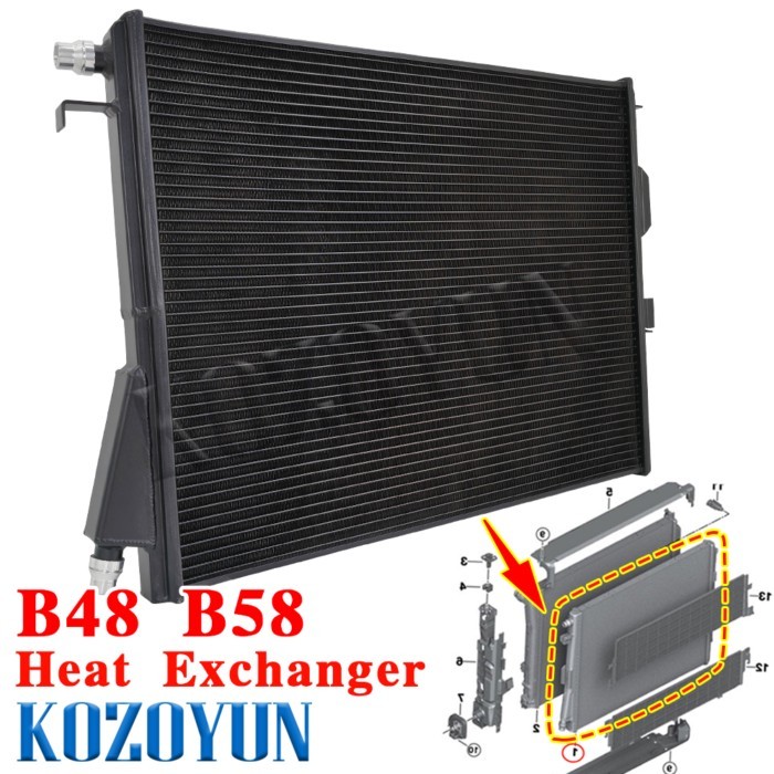 Intercooler Heat Exchanger for BMW B48 B46 B58 320i 330i ix m340i m340ix G20 G21