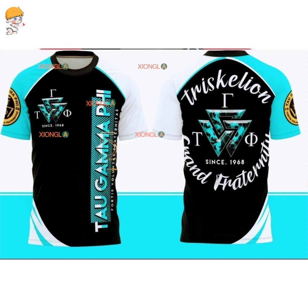 2026 Tau Gamma Phi Three Degrees of Freedom Brotherhood เสื้อ 56th Anniversary Fully Sublimative 3D 