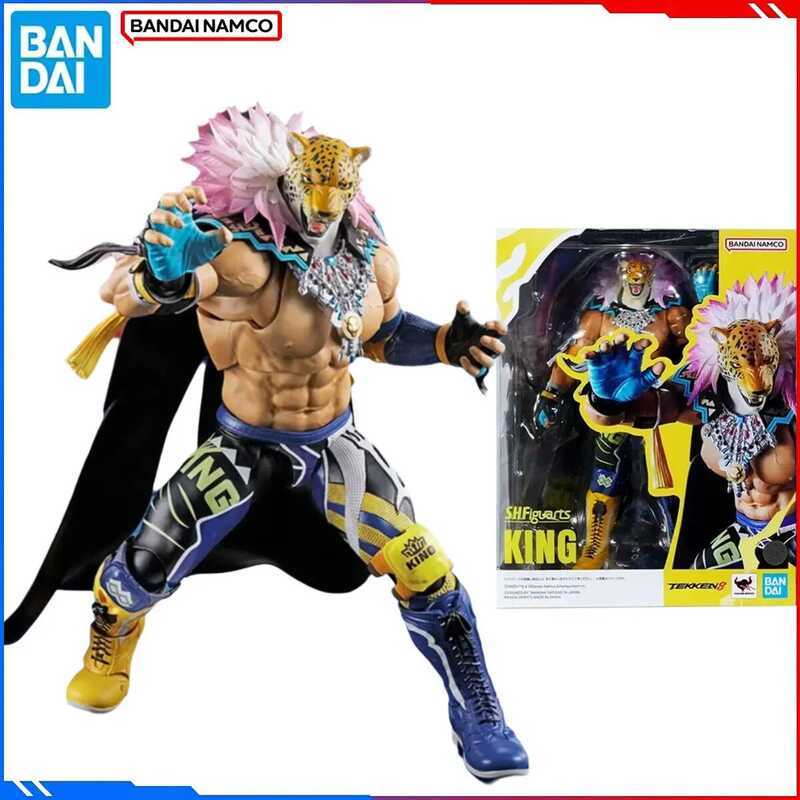 Genuine Bandai Original Tekken 8 Figure Model Kits S.H.Figuarts 1/12 Anime Figures King Action Mode