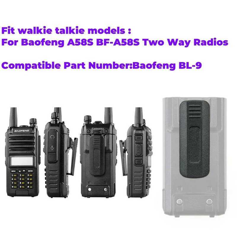 ▥ คลิปหนีบเข็มขัดวิทยุสื่อสารสองทาง, คลิปเปลี่ยน Bl-9 A58s Bf-A58s จาก