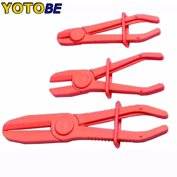 3Pcs/Set Nylon Hose Clamp Tool Set Brake Fuel Water Line Clamp Plier Hands Tool