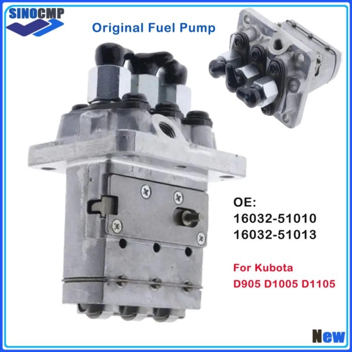 1pc Original Fuel Pump 16032-51010 16032-51013 For Kubota D905 D1005 D1105 Excavator Accessories Ne