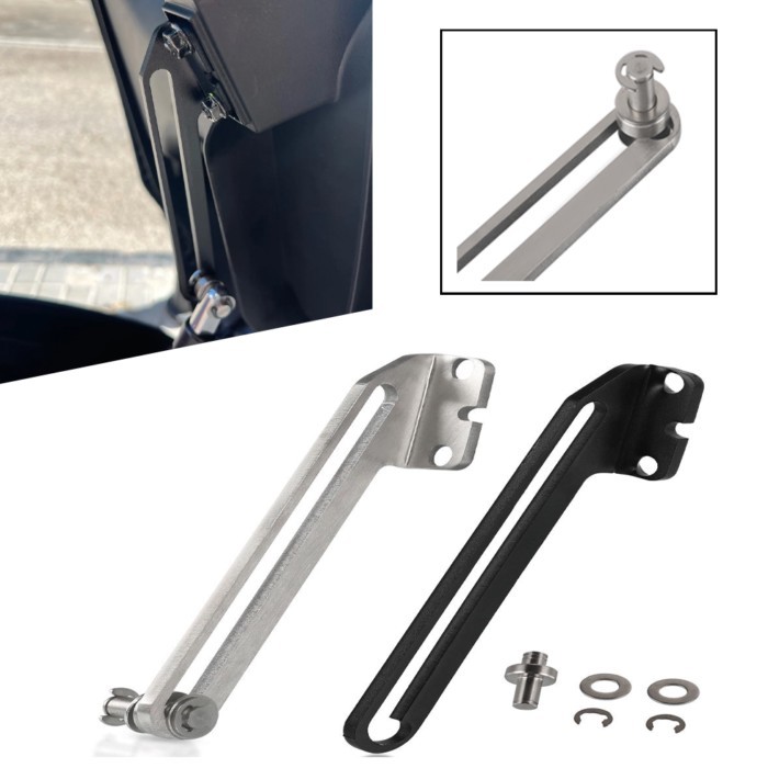 Scooter Seat Stopper Tracks For KYMCO Grand Dink 125 250 300 300i Motorcycle Accessories Open Angle