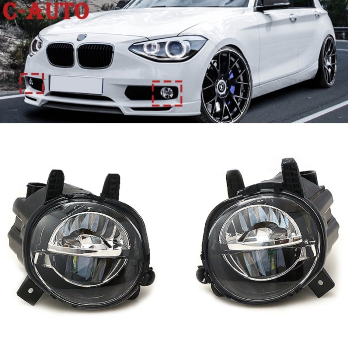 Car Front LED Fog Light Fog Driving Lamp For BMW F20 F22 F30 F35 LCI With LED Bulds 63177315559 631