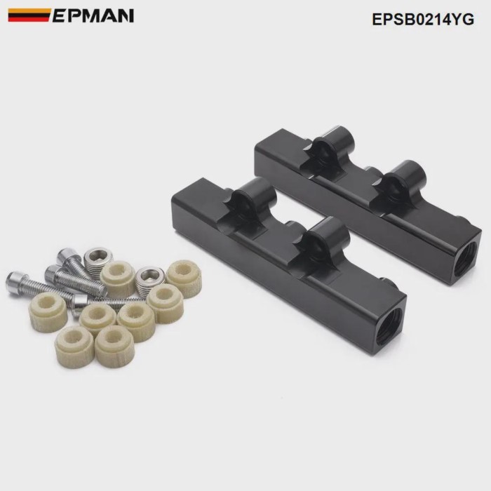 EPMAN Billet Aluminum Top Feed Fuel Rail Kit For Subaru WRX 02-14, STI 07-20, LGT 08-12, FXT 06-13