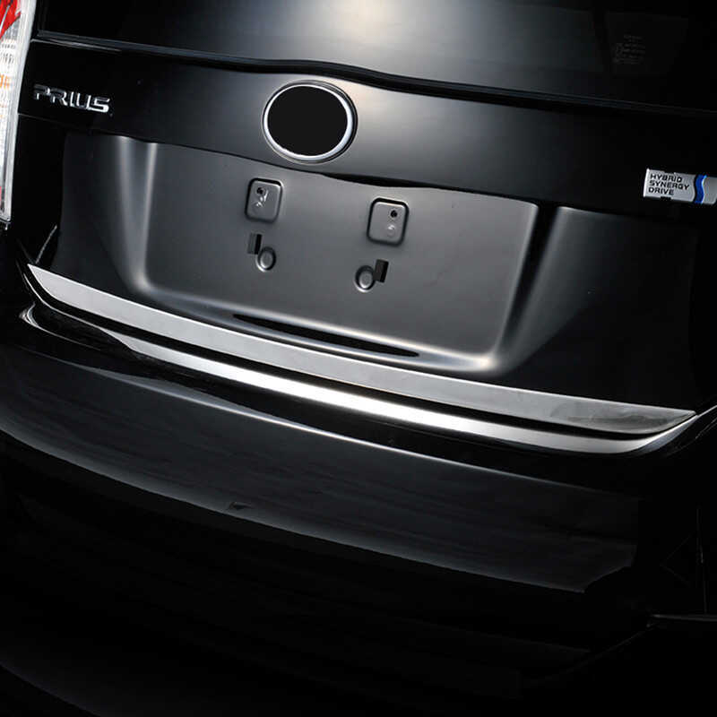 เหมาะสําหรับ PRIUS30 Tailgate Trim ดัดแปลงเฉพาะ PRIUS30 Stainless Steel Trunk Trim