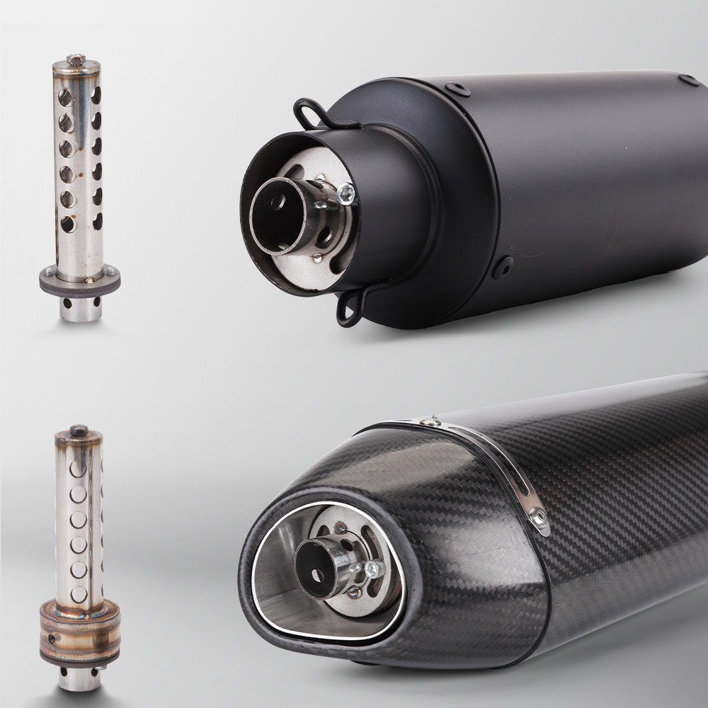 Universal Outlet 51 มม.48 มม.หมุนปรับรถจักรยานยนต์ท่อไอเสีย DB Killer Muffler Noise Sound Eliminator Auto Muffler