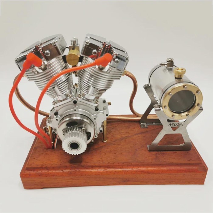 CISON FG-VT9 V-Twin Finished Gasoline Engine OHV 4 Stroke Air Cooled Gasoline Engine Model Modified