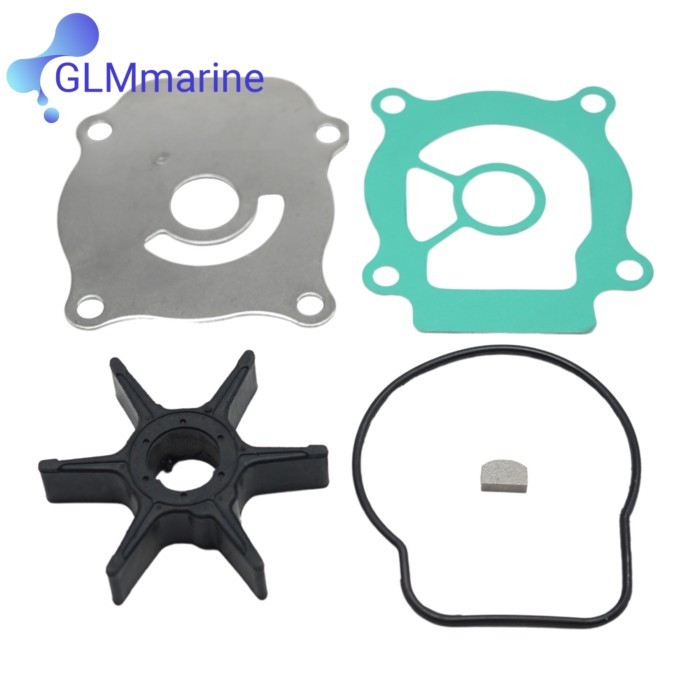 Water Pump Impeller Repair Kit 17400-95J00 for Suzuki 4 Stroke Outboard DF25 V-Twin Motor 17400-95J