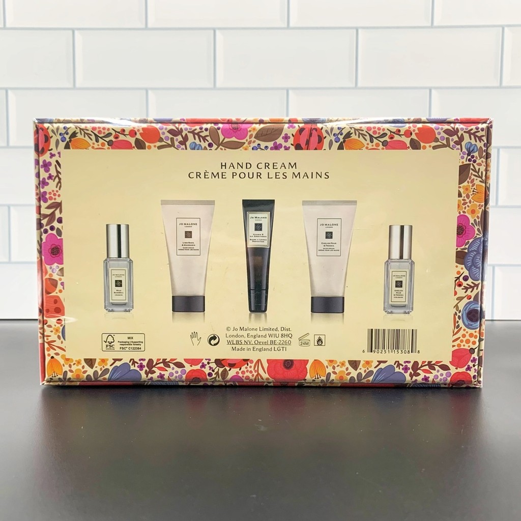 แฟชั่นขายตรง/65 มีกับถุงของขวัญ✔ชุดห้าชิ้นรายการการขาย Jo Malone!ประกอบด้วยตัวอย่างน้ําหอม 9ml Engli