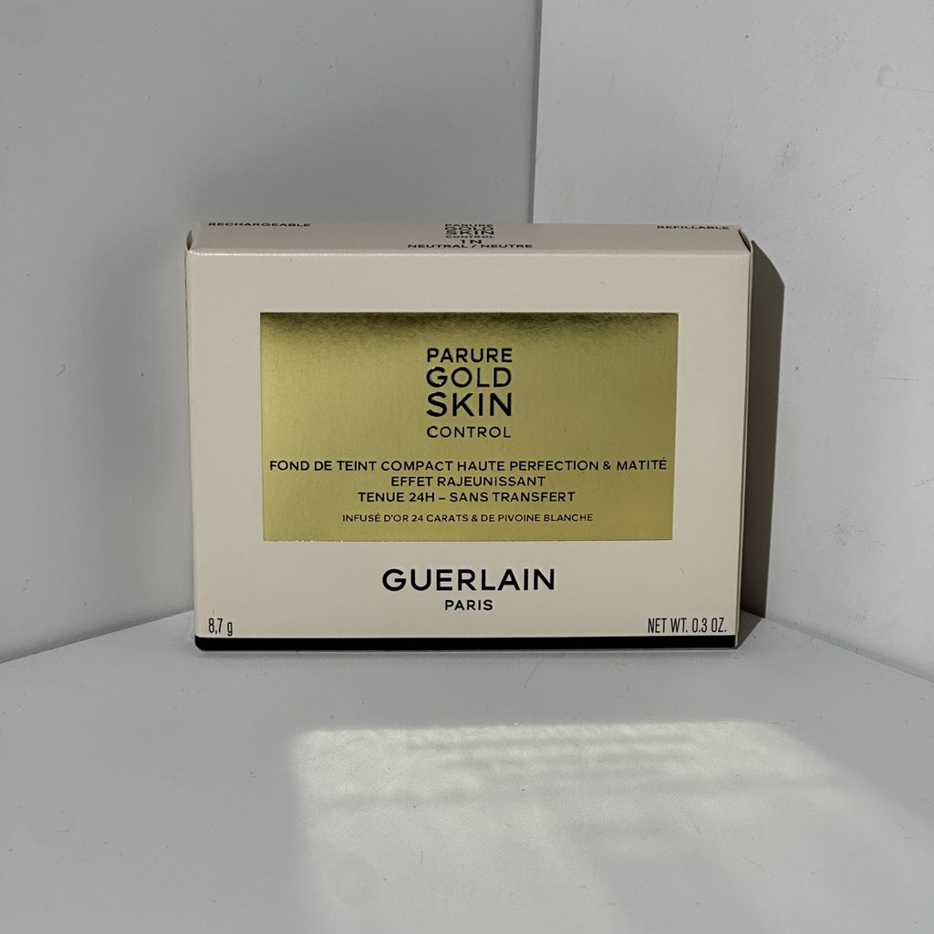 มาใหม่ 55 Guerlain Golden Diamond Repairing Powder 8.7g!สีเบอร์ 0n #, 1n #. 06b