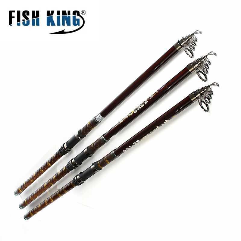 FISHKING Carbon Super Hard Surf Casting Rod สำหรับการตกปลาน้ำจืดและน้ำเค็ม