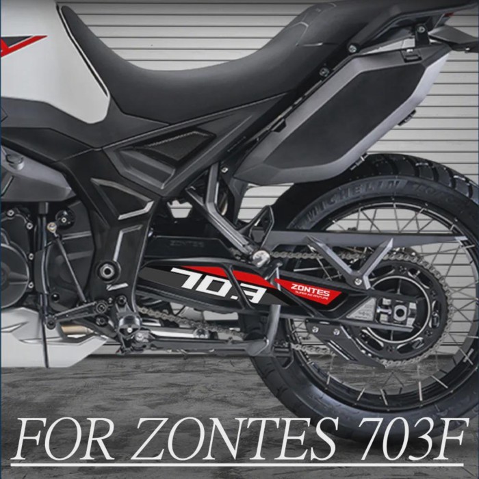 For ZONTES 703F F703 703 F Motorcycle Swing Arm Sticker Motor Bike Rotating Shaft Swingarm Frosted